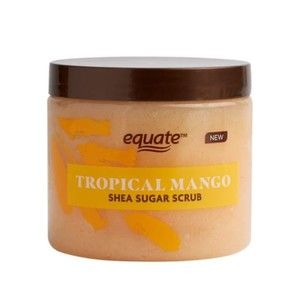 Equate Shea Sugar Scrub Tropical Mango 18 Oz Relax Clean Exfoliate Tropical